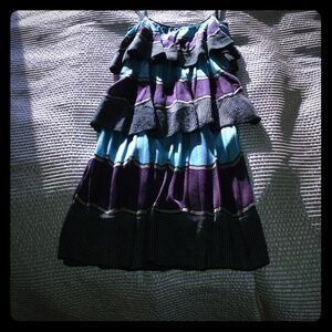 Missoni Purple and Blue Layered Dress